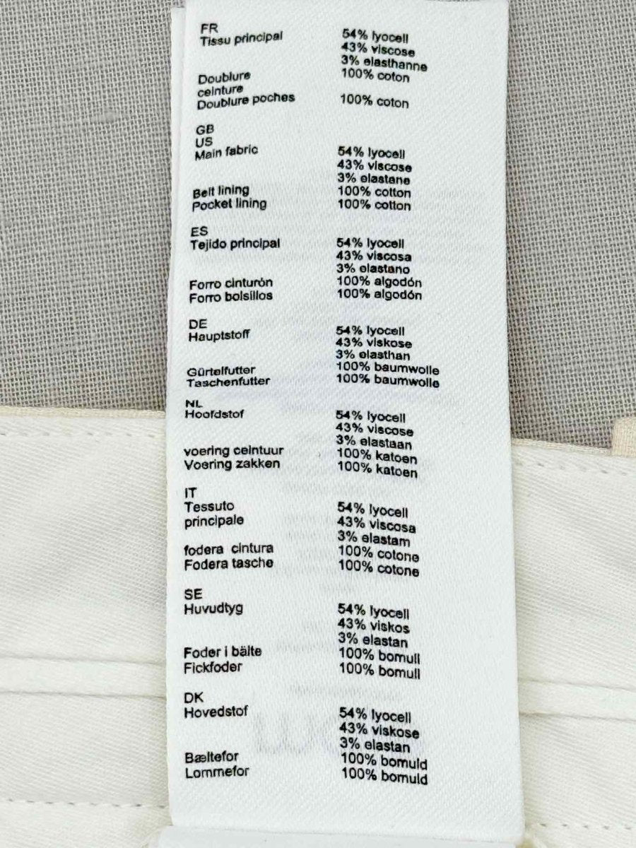 Pre - loved MAJE Tailored White Size US 4 Pants at Reems Closet