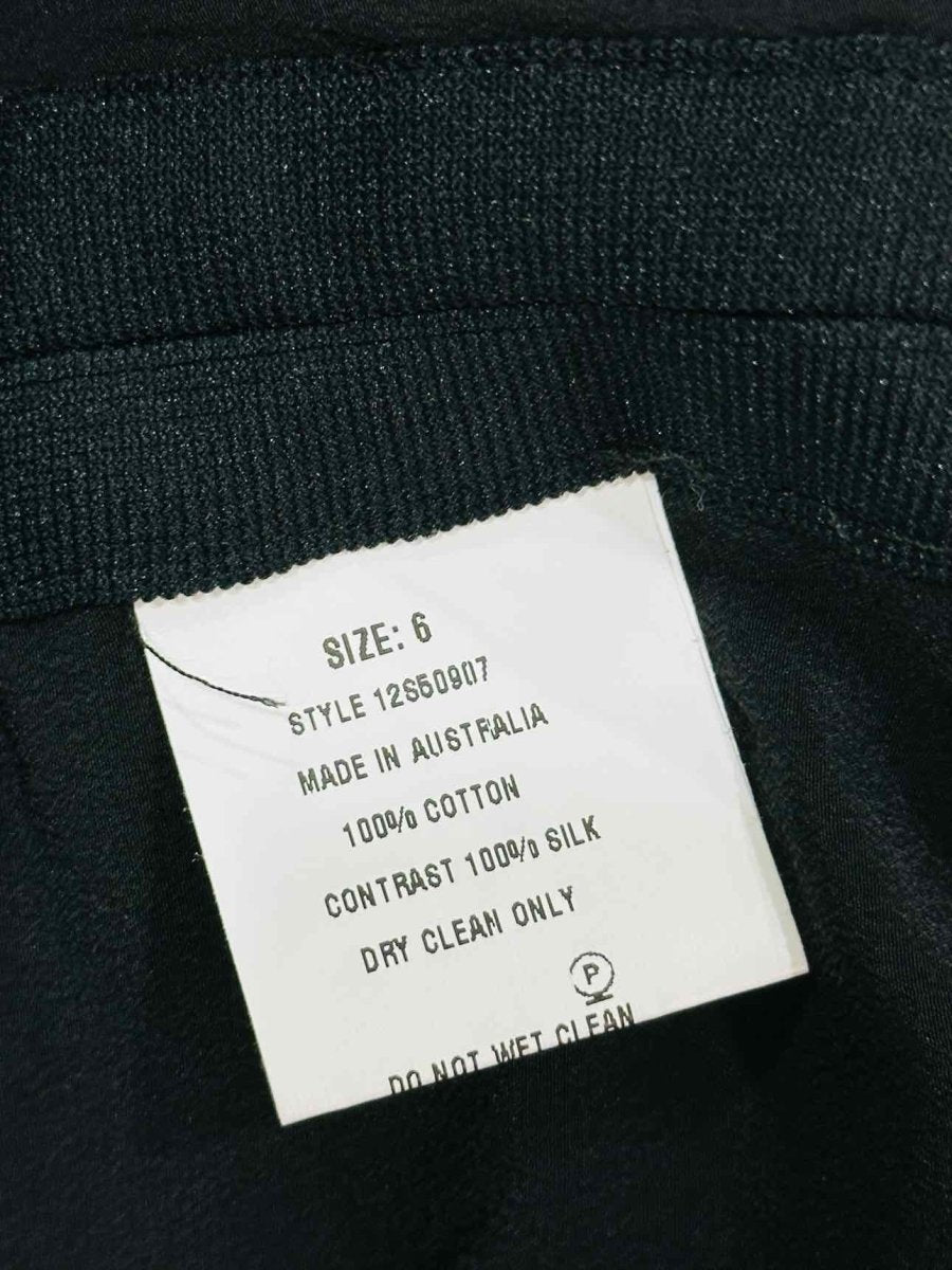 Pre - loved MANNING CARTELL Black Size US 2 Midi Dress at Reems Closet