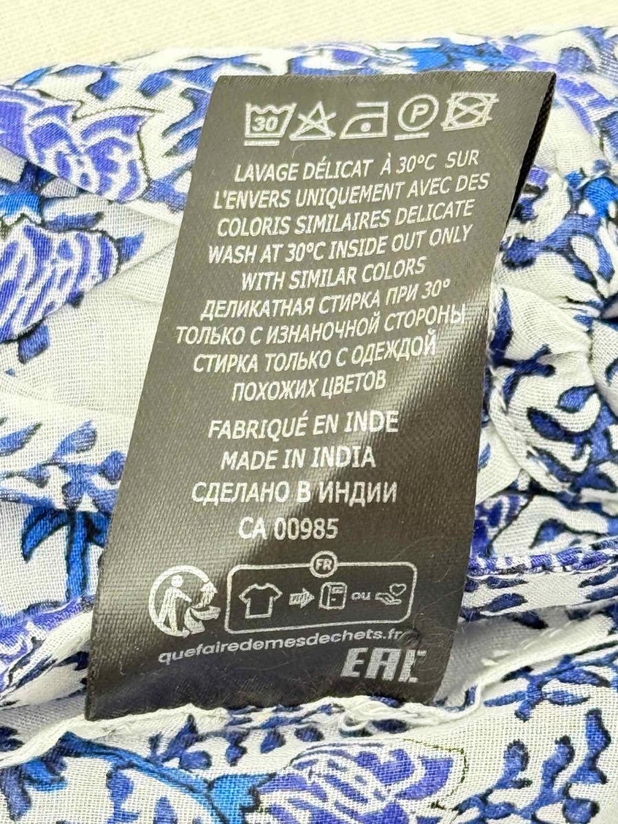 Pre - loved MARANT ETOILE Gabao Blue & White Size US 6 Camisole at Reems Closet