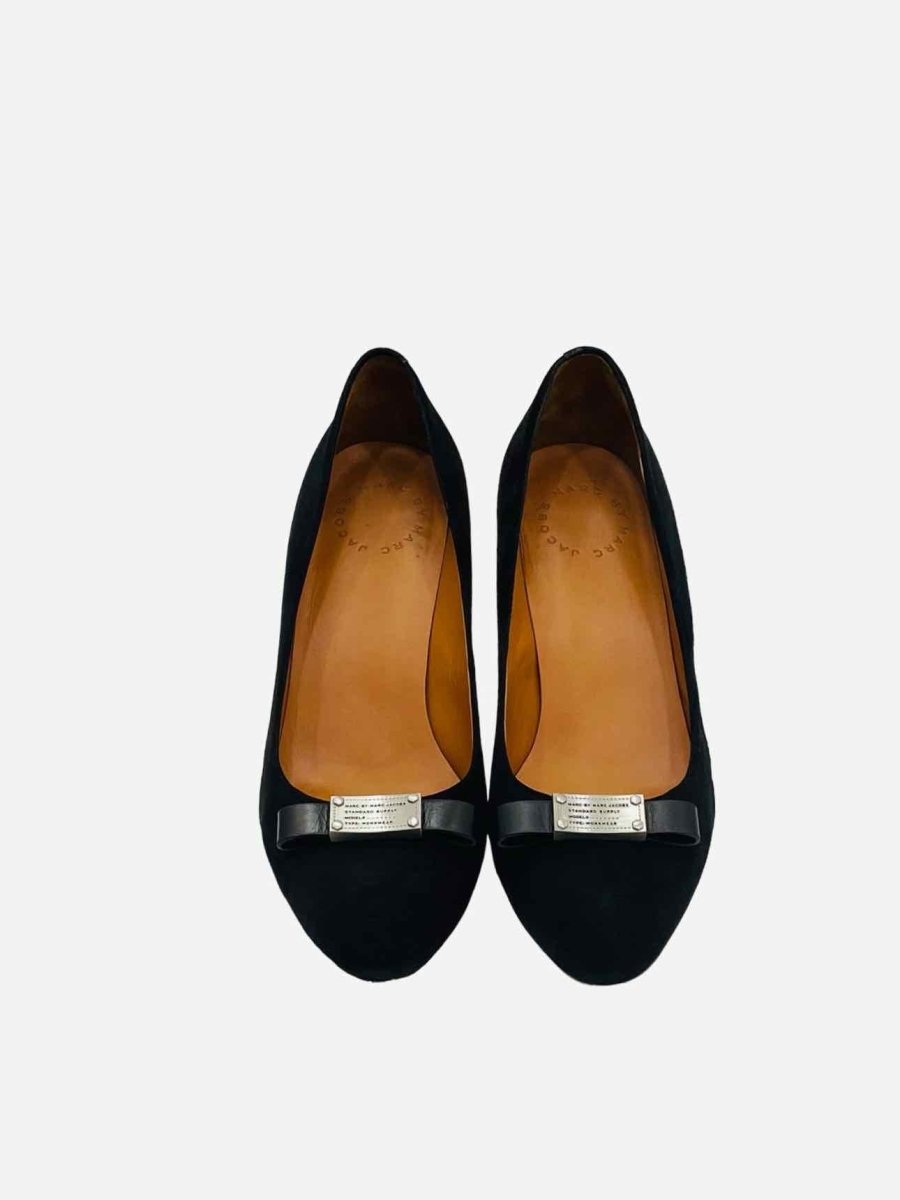 Pre-loved MARC BY MARC JACOBS Black Bow Pumps from Reems Closet