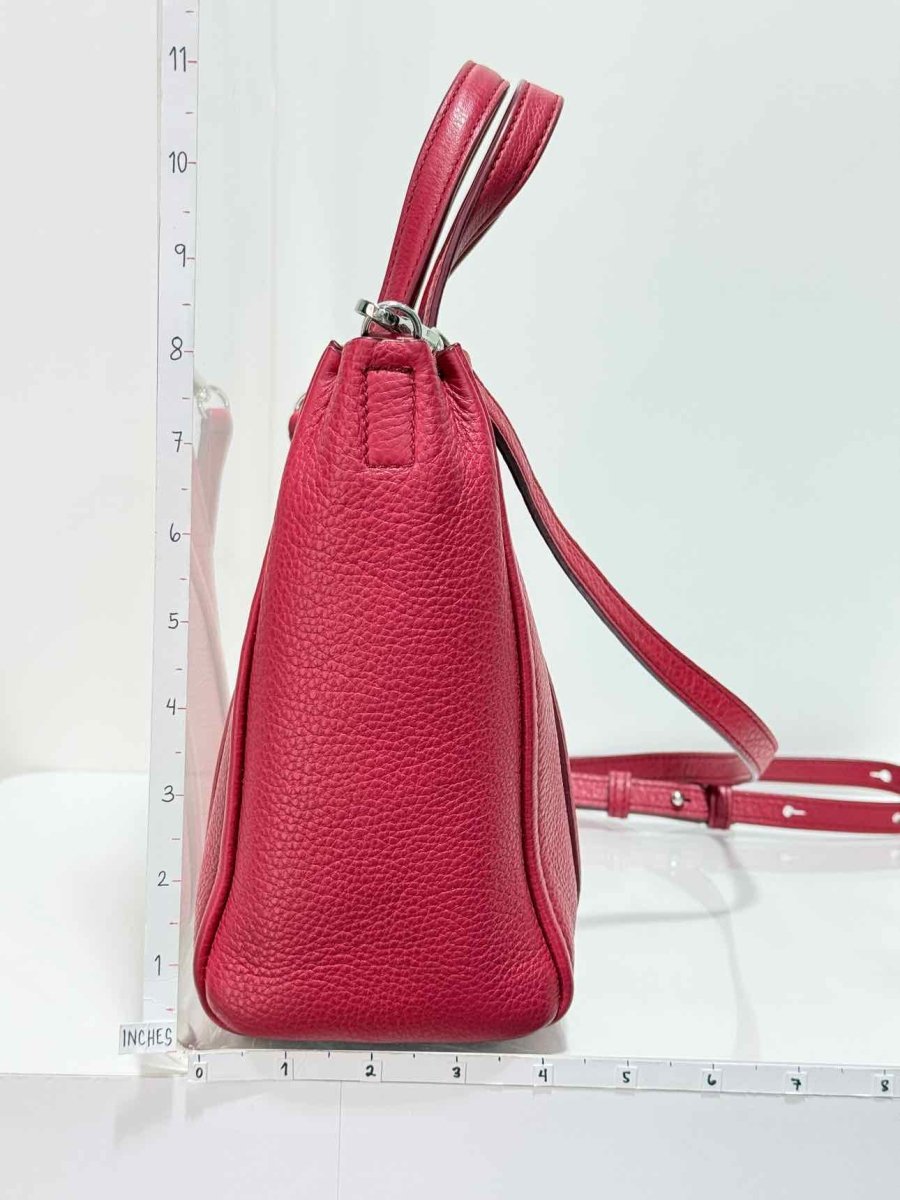 Pre - loved MARC JACOBS The Tag Tote Red Tote Bag at Reems Closet