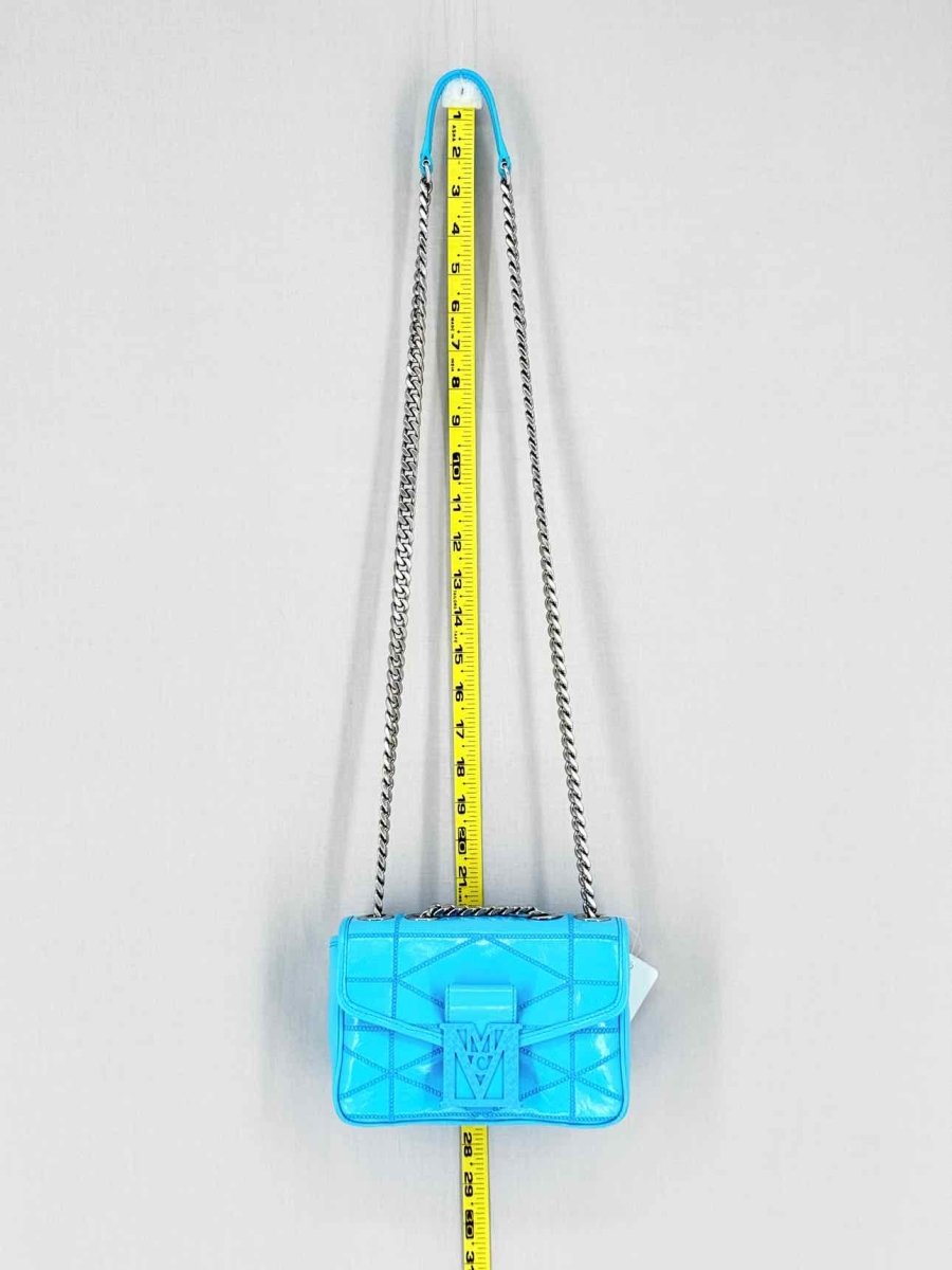 Pre - loved MCM Blue Crossbody at Reems Closet