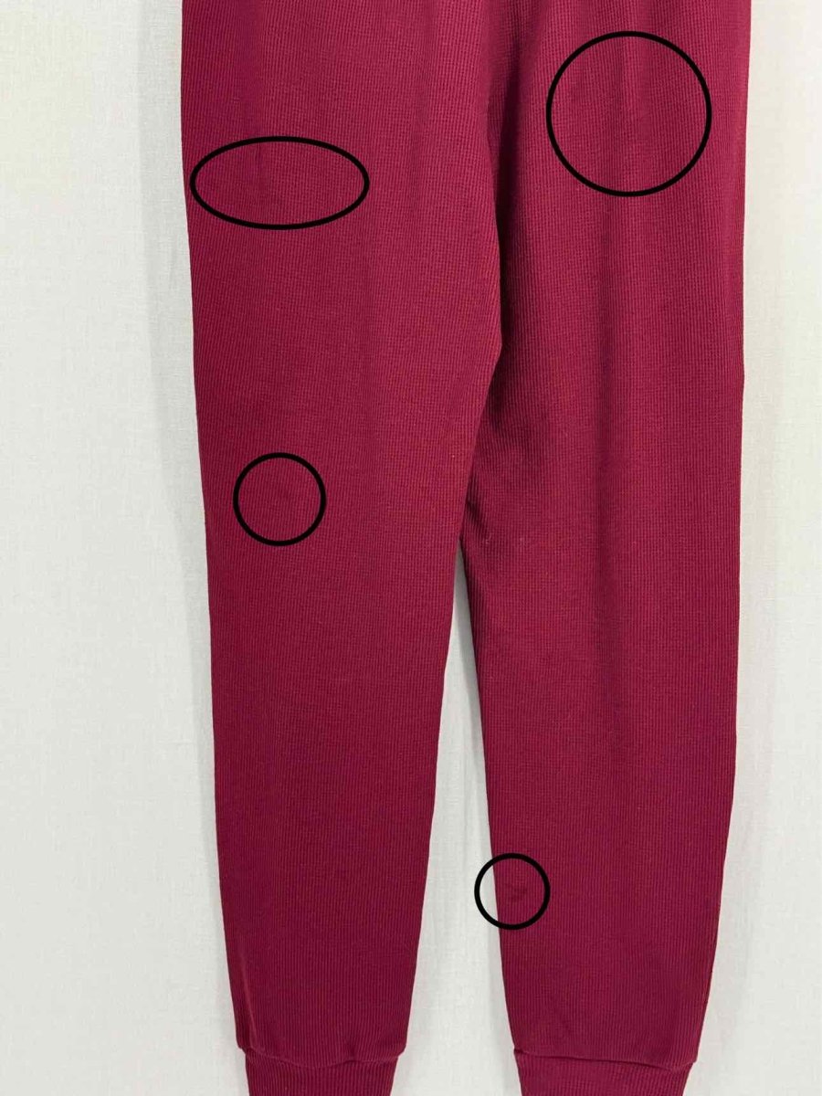 Pre - loved MICHAEL KORS Jogger Maroon Textured Size Small Pants at Reems Closet