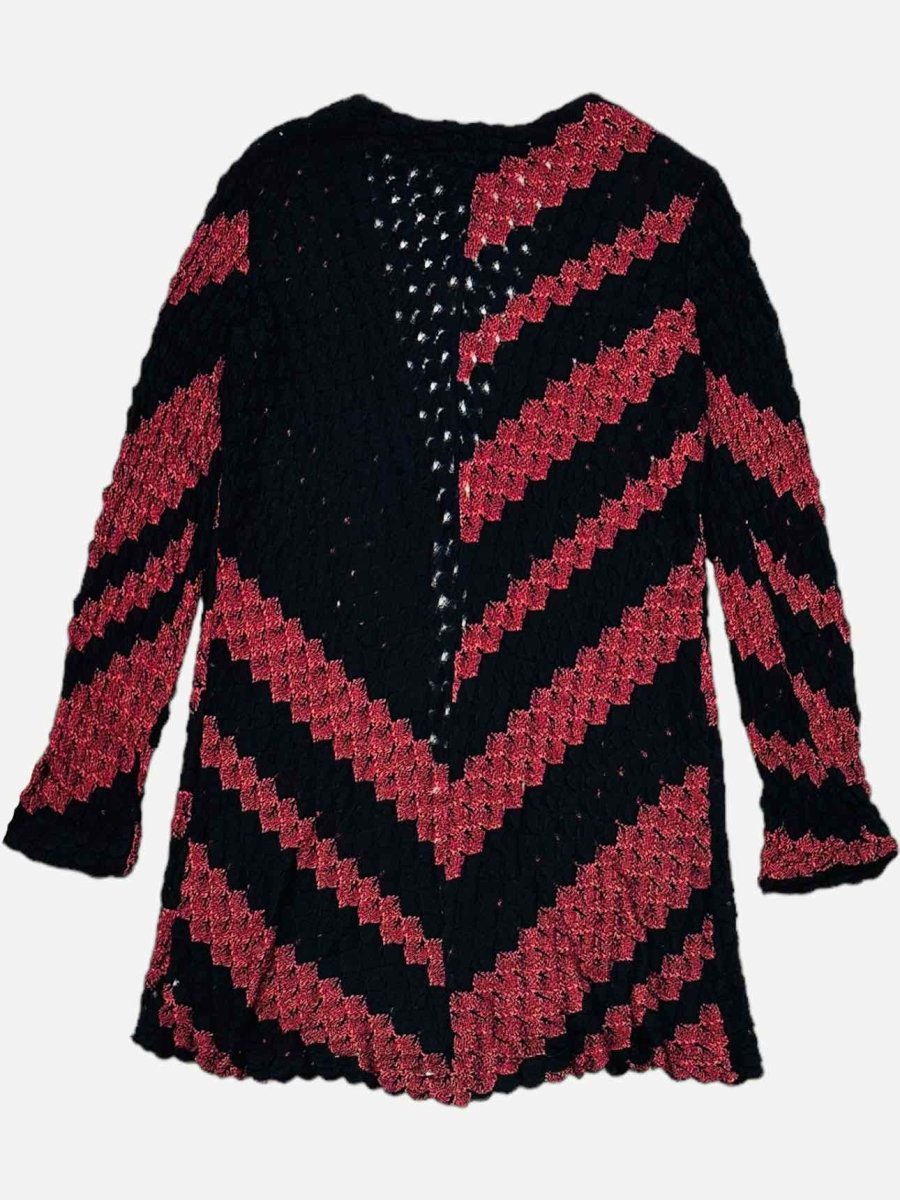 Pre-loved MISSONI Black & Red Wave 2 PC Top from Reems Closet