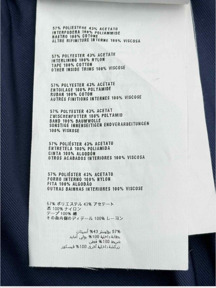 Pre - loved MIU MIU Navy Blue Size US 0 Knee Length Skirt at Reems Closet