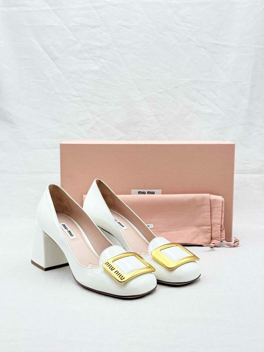 Pre - loved MIU MIU White Size EU 36 Pumps at Reems Closet