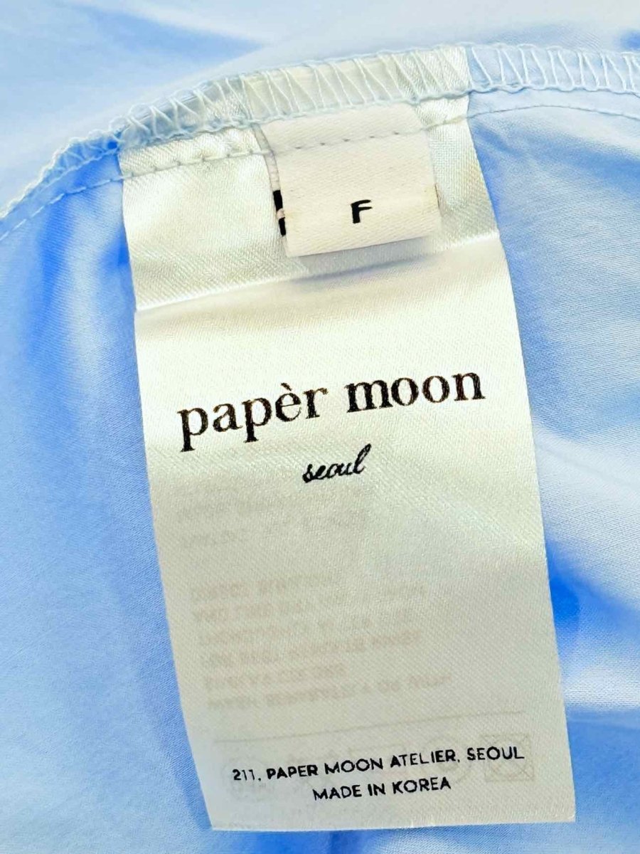 Pre - loved PAPER MOON Blue Size Small Long Dress at Reems Closet