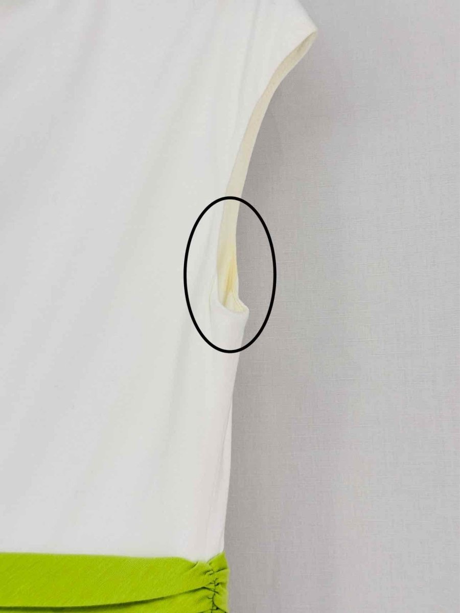 Pre-loved PAULE KA White Multicolor Size US 4 Knee Length Dress at Reems Closet