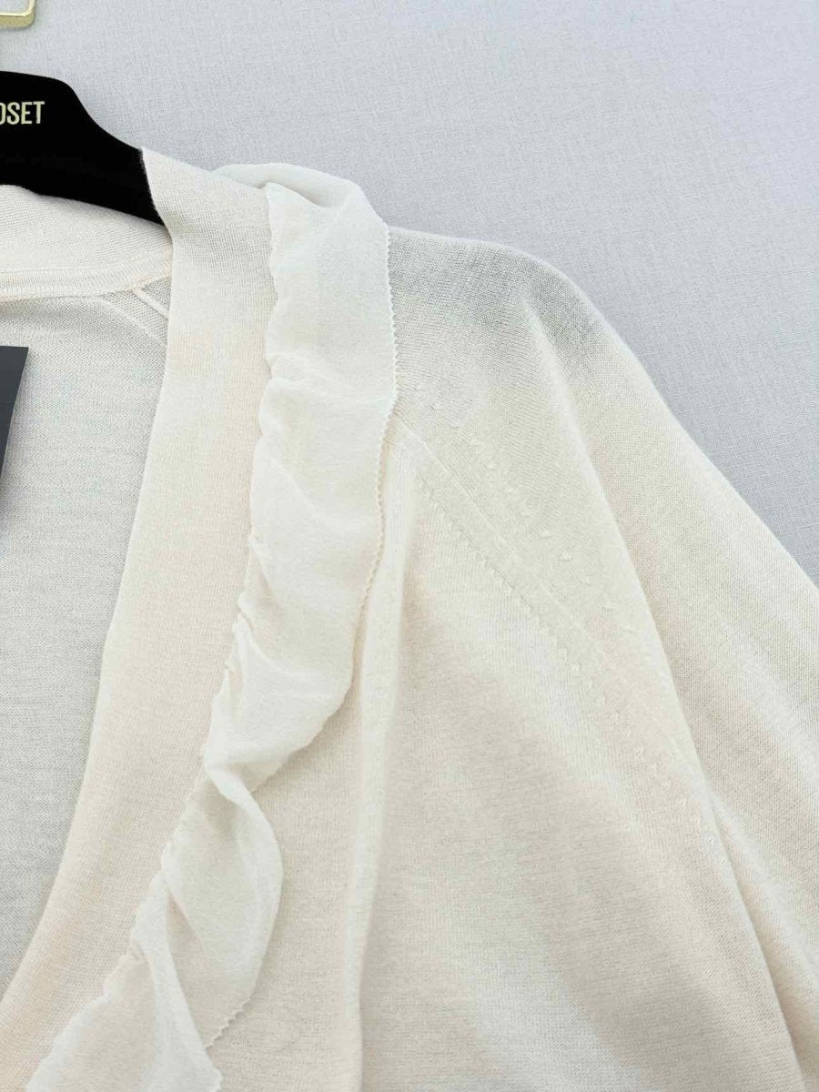 Pre - loved PHILLIP LIM Cream Size Small Cardigan at Reems Closet