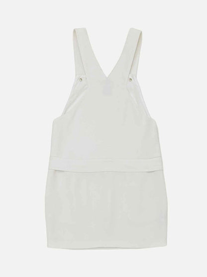 Pre-loved PINKO Overall White Mini Dress from Reems Closet