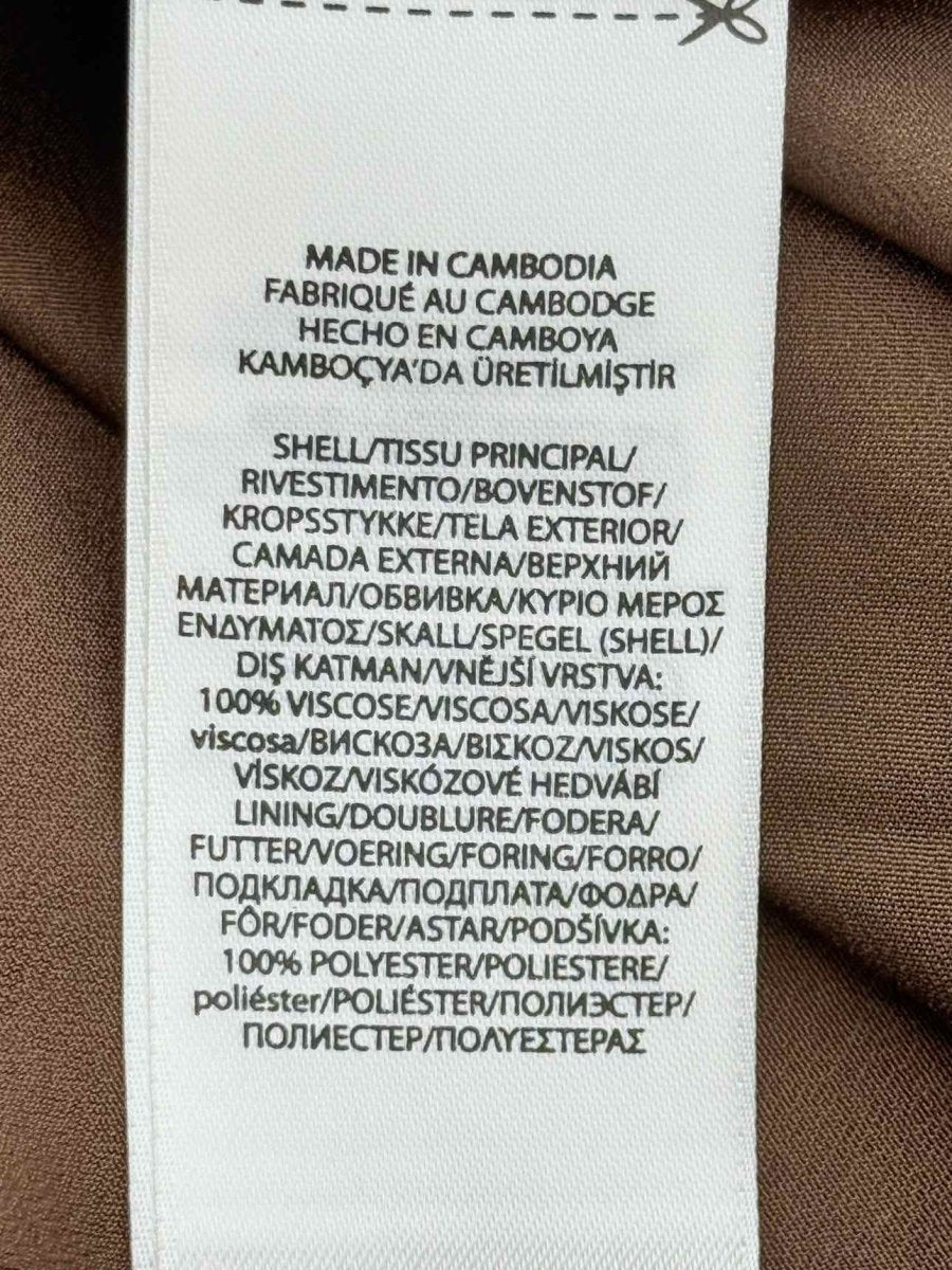 Pre - loved POLO RALPH LAUREN Brown Multicolor Size US 6 Midi Skirt at Reems Closet