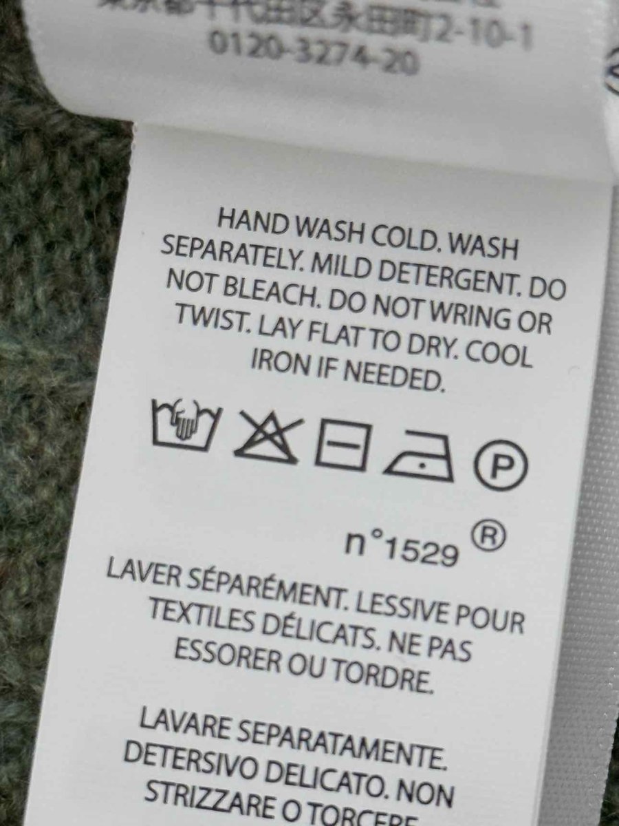 Pre - loved POLO RALPH LAUREN Olive Cable Knit Size XLarge Sweater at Reems Closet