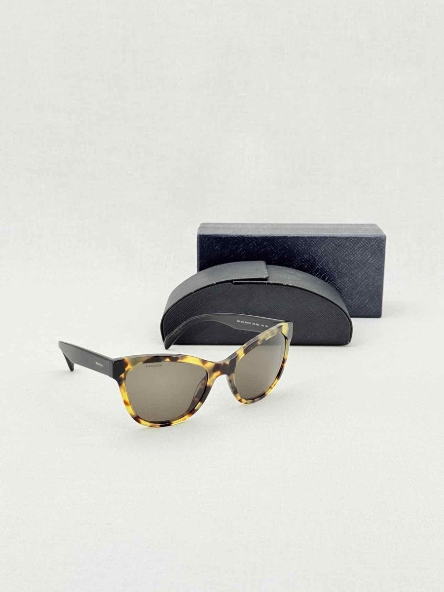 Pre - loved PRADA Brown Havana Sunglasses at Reems Closet