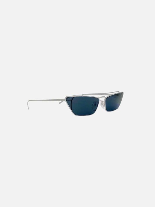 Pre-loved PRADA Ultravox Silver Sunglasses from Reems Closet