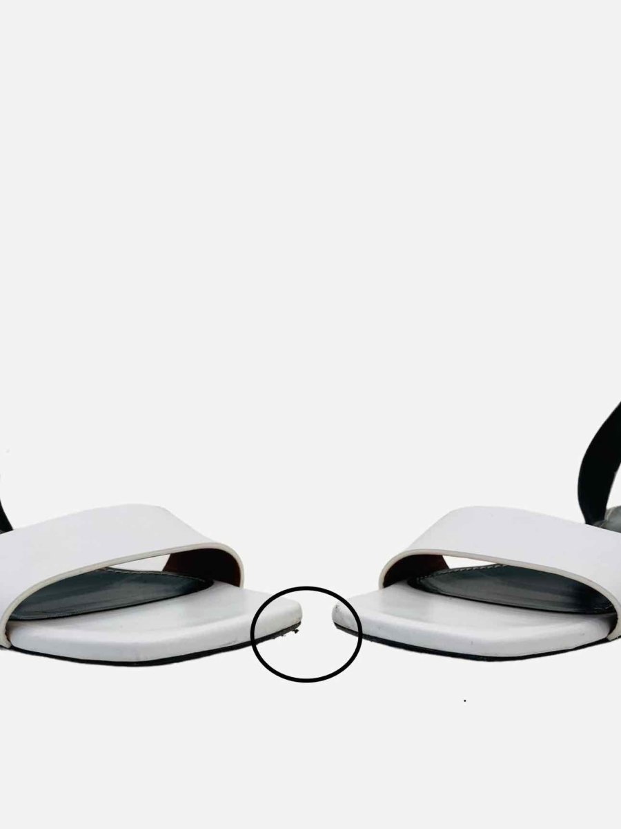 Pre - loved PROENZA SCHOULER White & Black Size EU 39.5 Sandals at Reems Closet