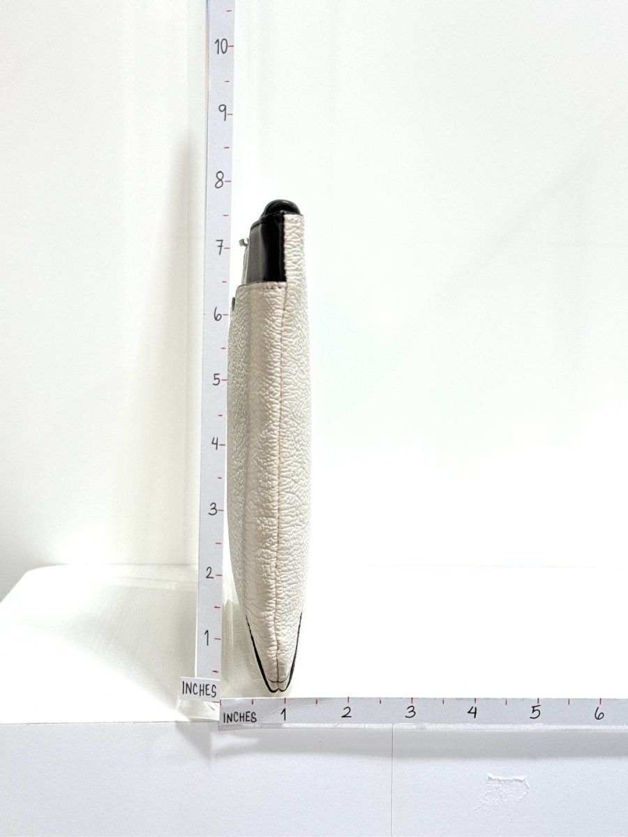 Pre - loved RAG & BONE White & Black Clutch at Reems Closet