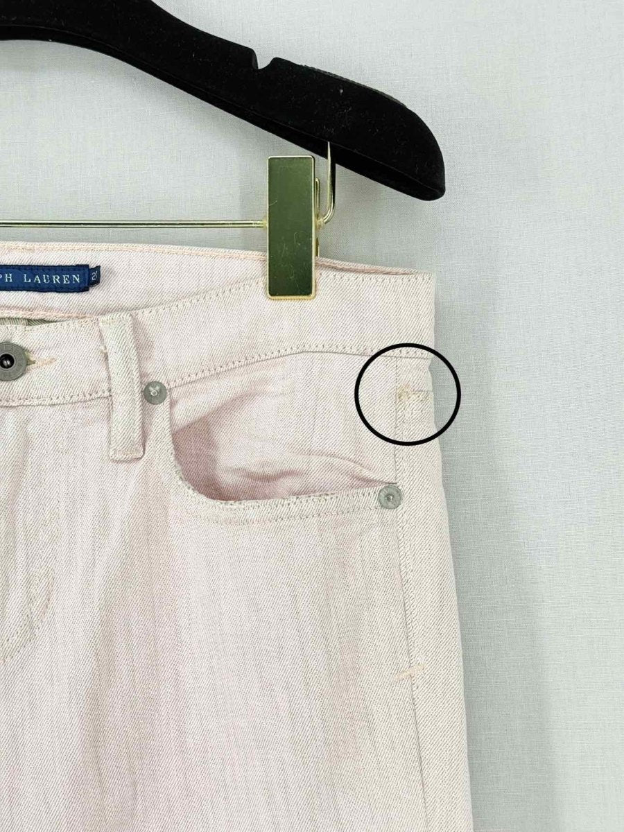 Pre - loved RALPH LAUREN Light Pink Size 27 Jeans at Reems Closet