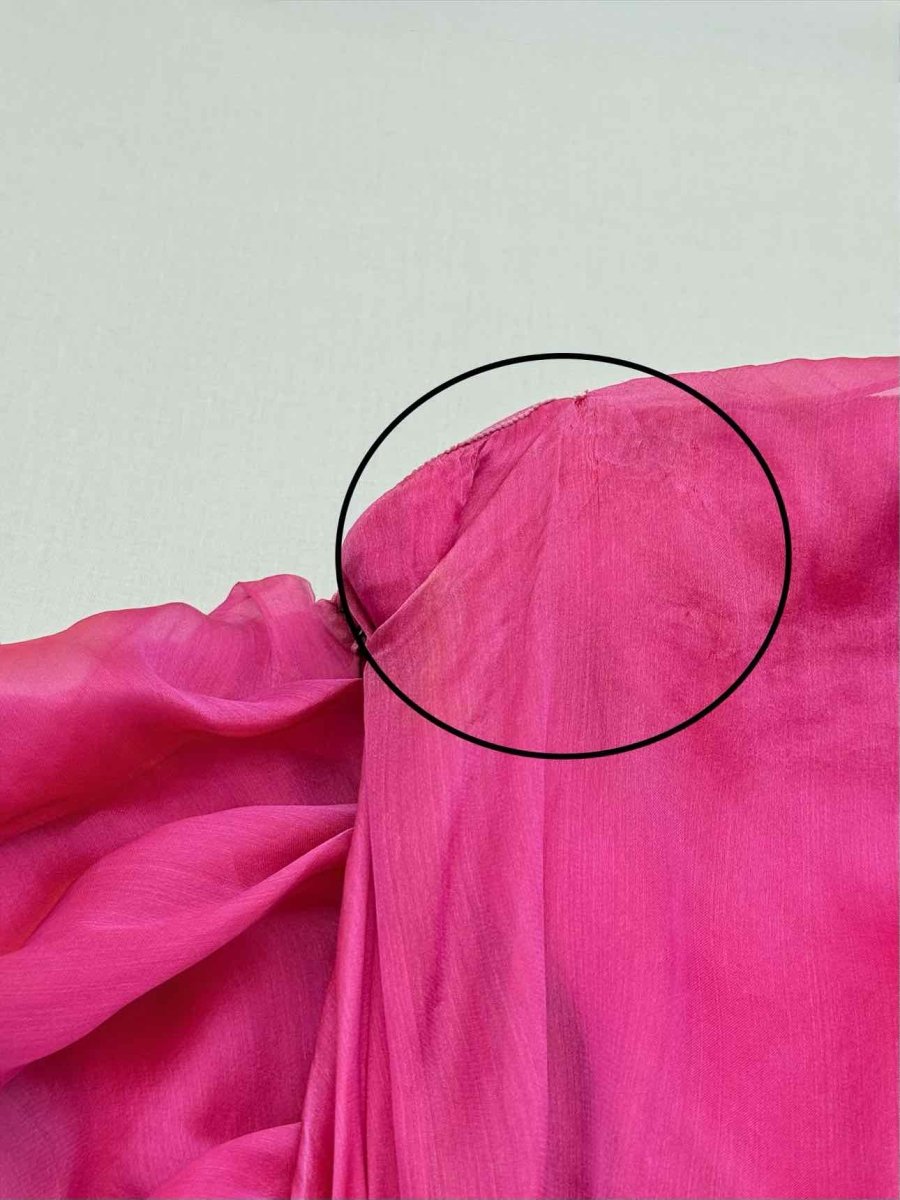 Pre - loved REEM ACRA One Shoulder Fuchsia Size US 8 Long Dress at Reems Closet
