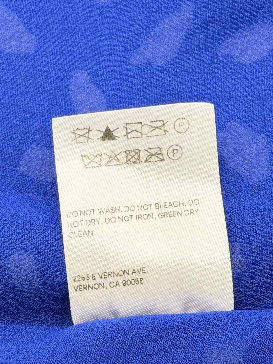 Pre-loved REFORMATION Blue & White Size US 4 Knee Length Dress at Reems Closet