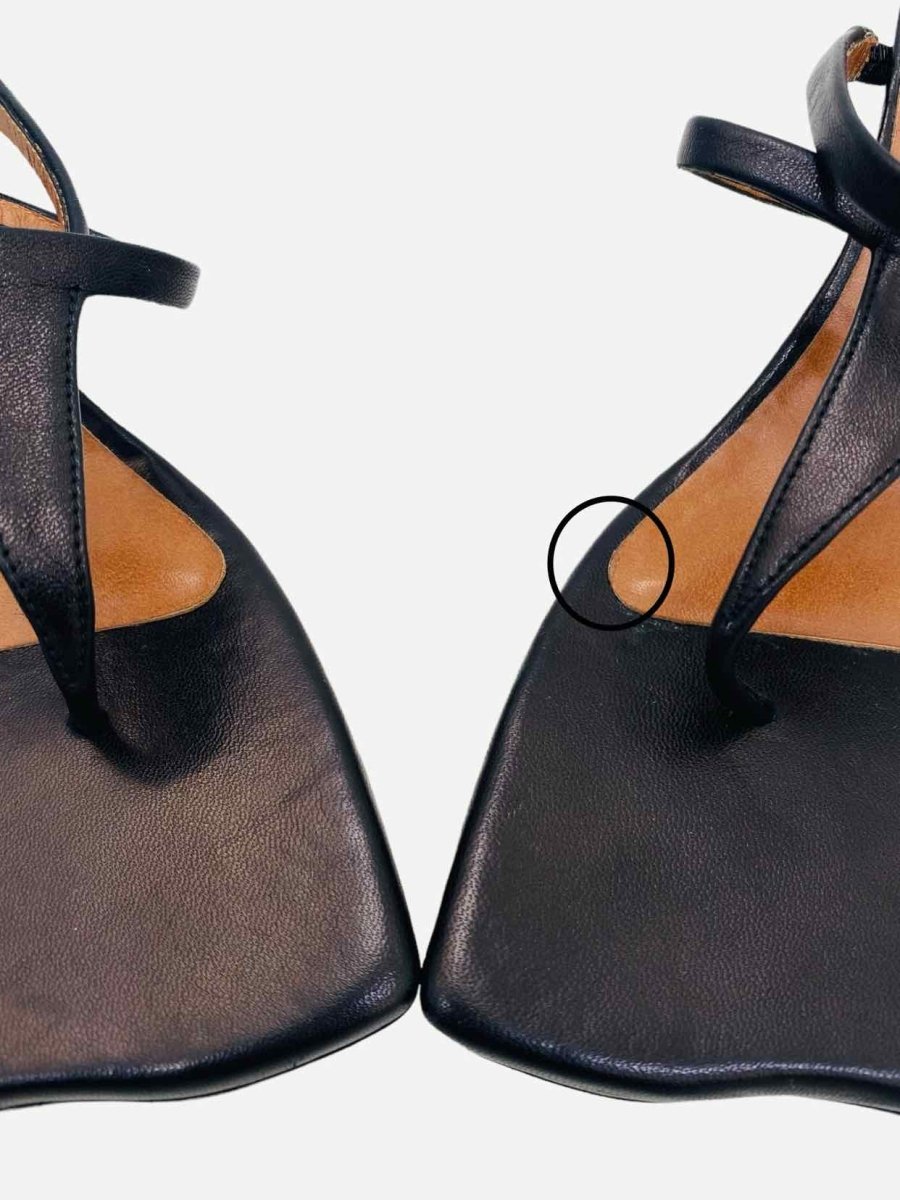 Pre - loved REJINA PYO Thong Brown Size EU 38 Mules at Reems Closet