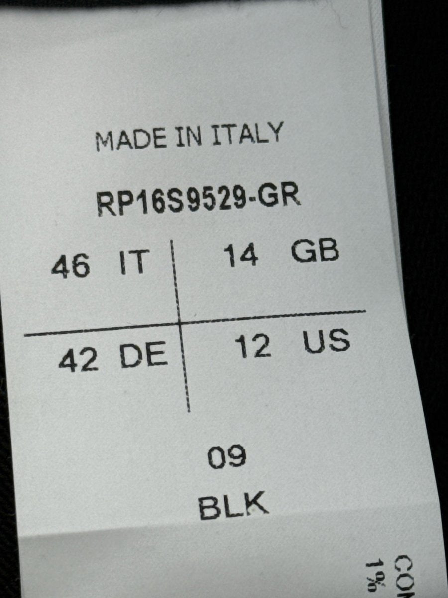 Pre - loved RICK OWENS Cyclops Black Midi Dress US12 at Reems Closet