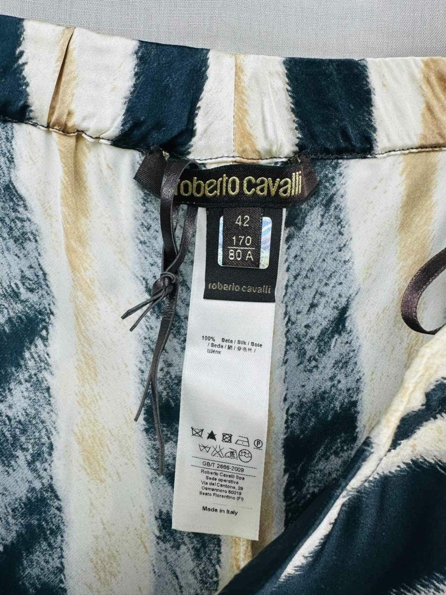 Pre - loved ROBERTO CAVALLI Jogger Multicolor Animal Print Pants at Reems Closet