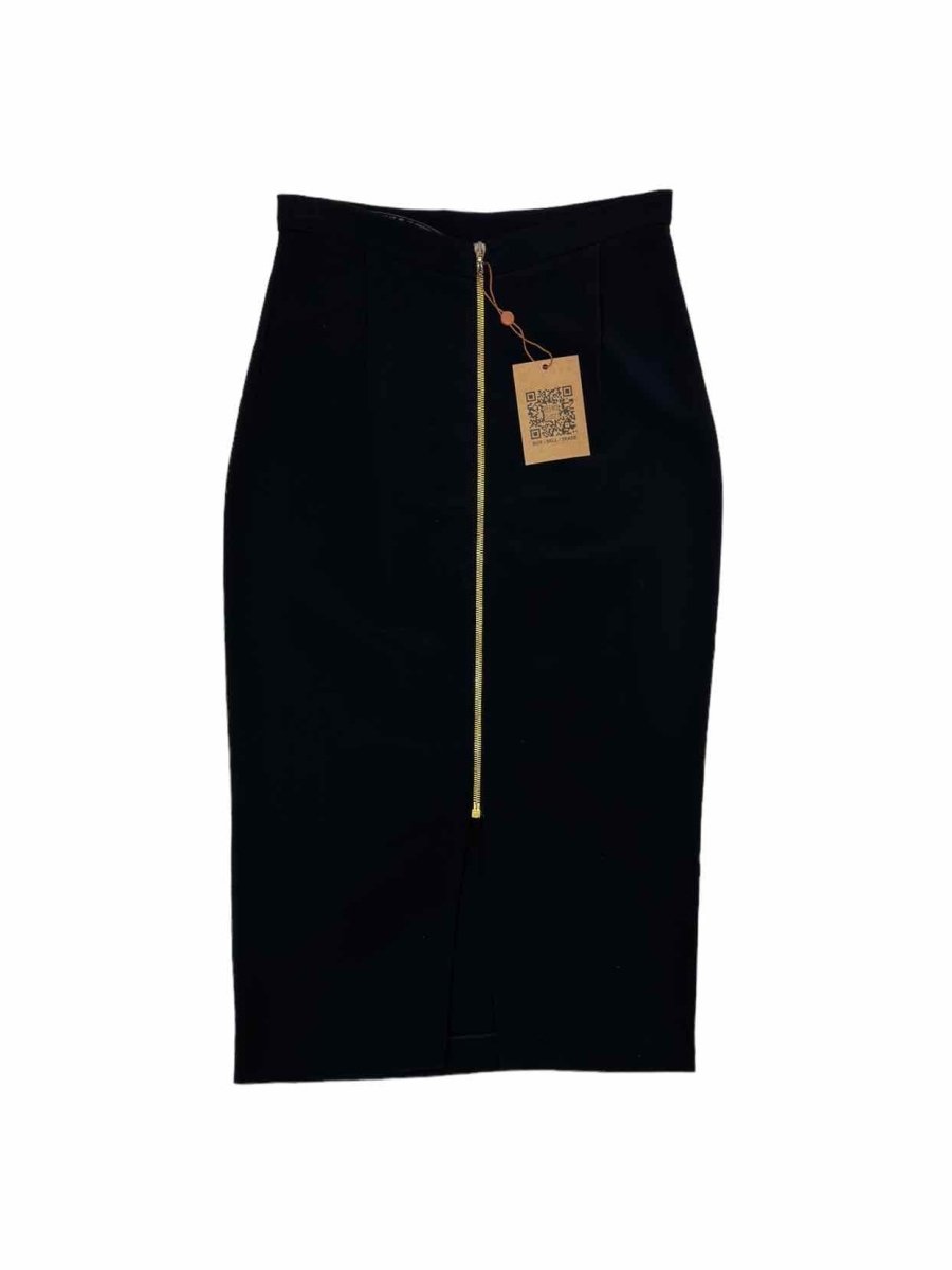 Pre-loved ROLAND MOURET Black Pencil Skirt from Reems Closet