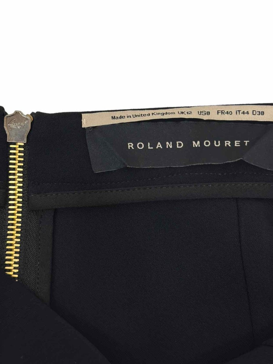 Pre-loved ROLAND MOURET Black Pencil Skirt from Reems Closet