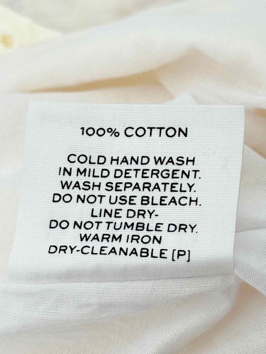 Pre - loved RUMER Sienna White Embroidered Size Large Long Dress at Reems Closet