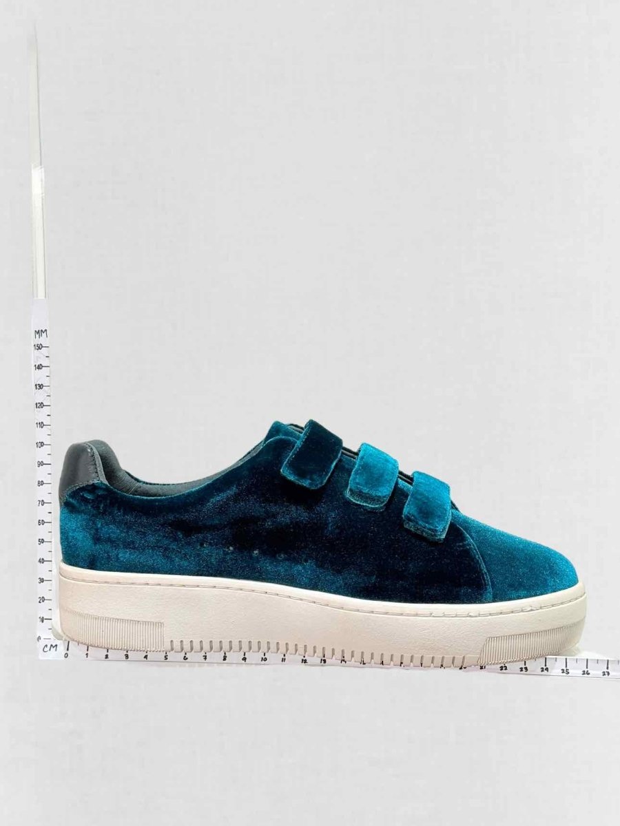 Pre - loved SANDRO Anita Teal Size EU 39 Sneakers at Reems Closet
