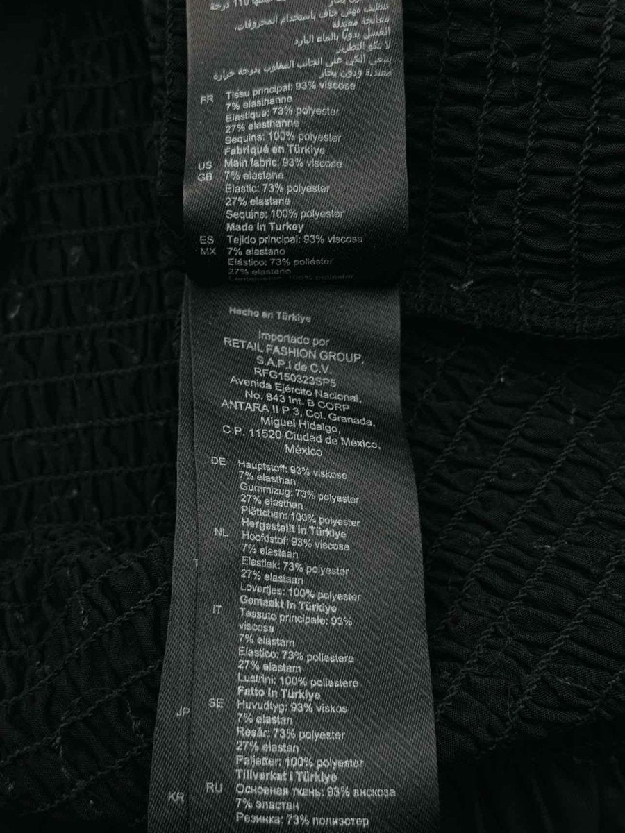 Pre - loved SANDRO Black Size US 4 Top at Reems Closet