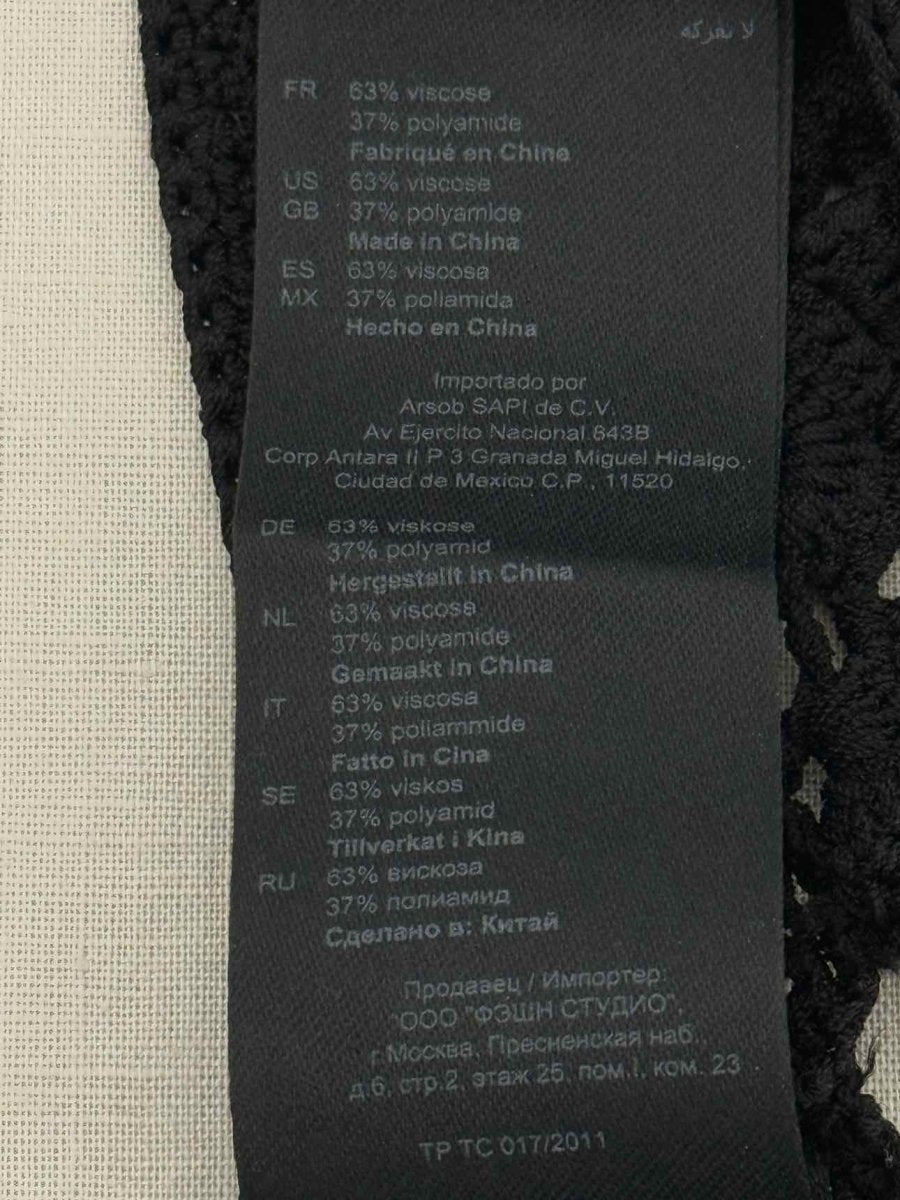 Pre - loved SANDRO Black Size US 4 Top at Reems Closet