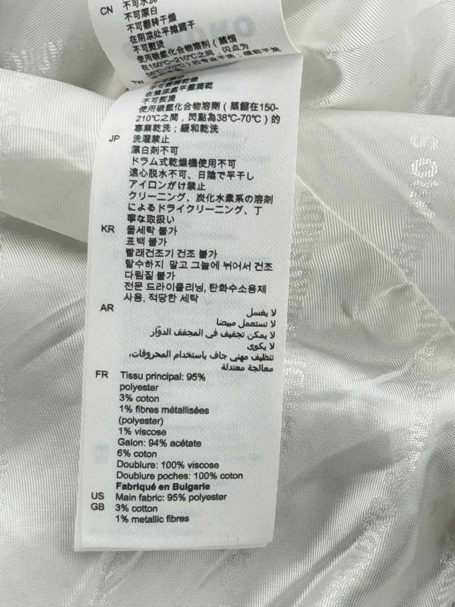 Pre - loved SANDRO Black & White Size US 2 Jacket at Reems Closet