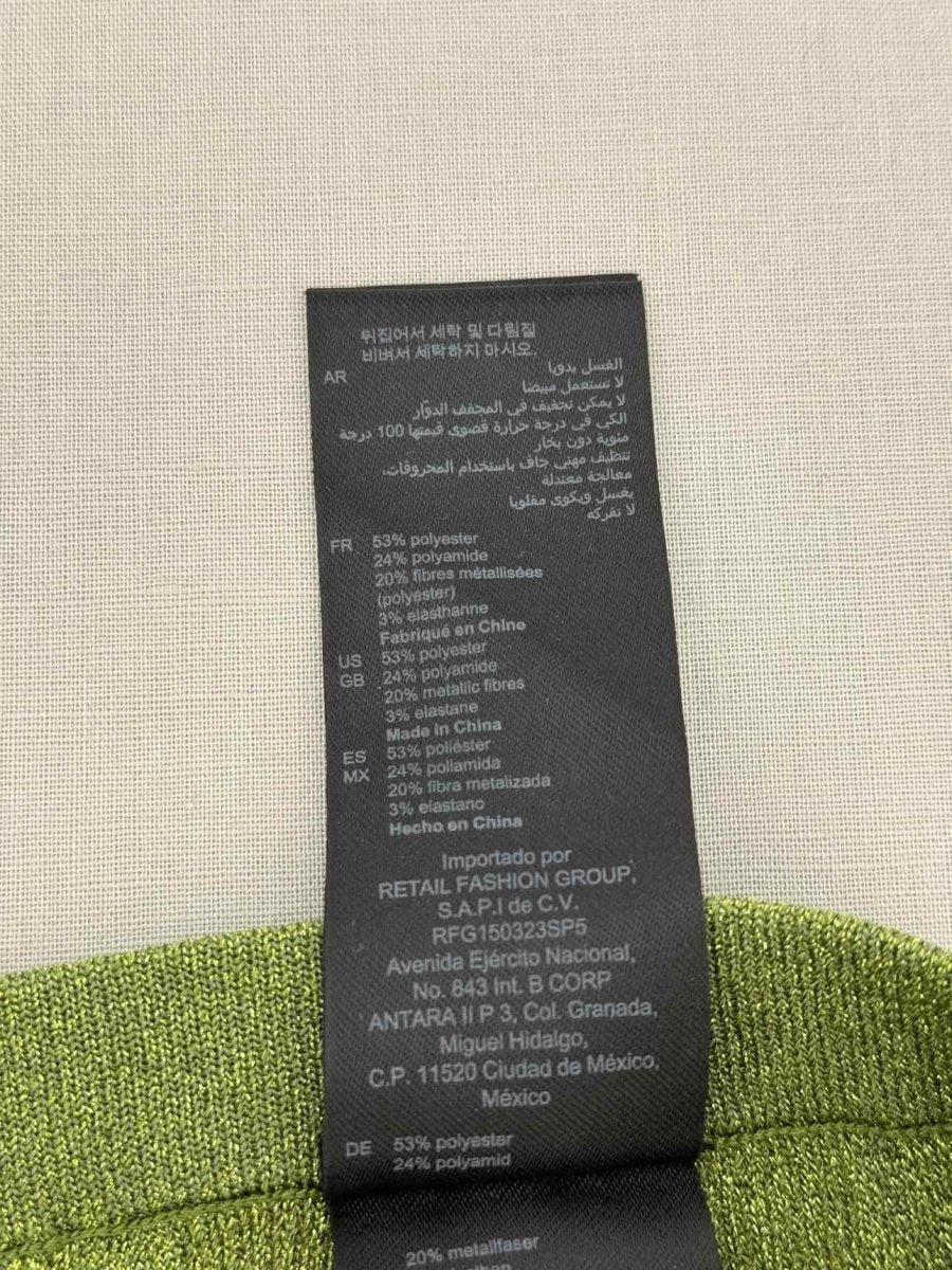 Pre - loved SANDRO Metallic Green Size Small Outfit Set at Reems Closet