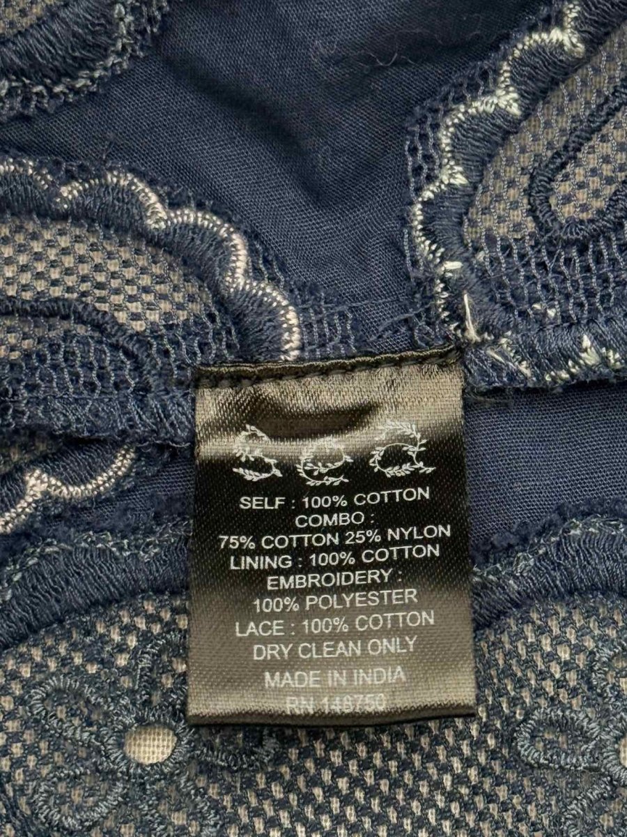 Pre - loved SEA Navy Blue Size US 10 Knee Length Dress at Reems Closet