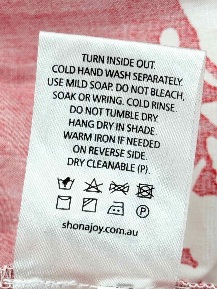 Pre - loved SHONAJOY Pink & Beige Size US 4 Short Dress at Reems Closet