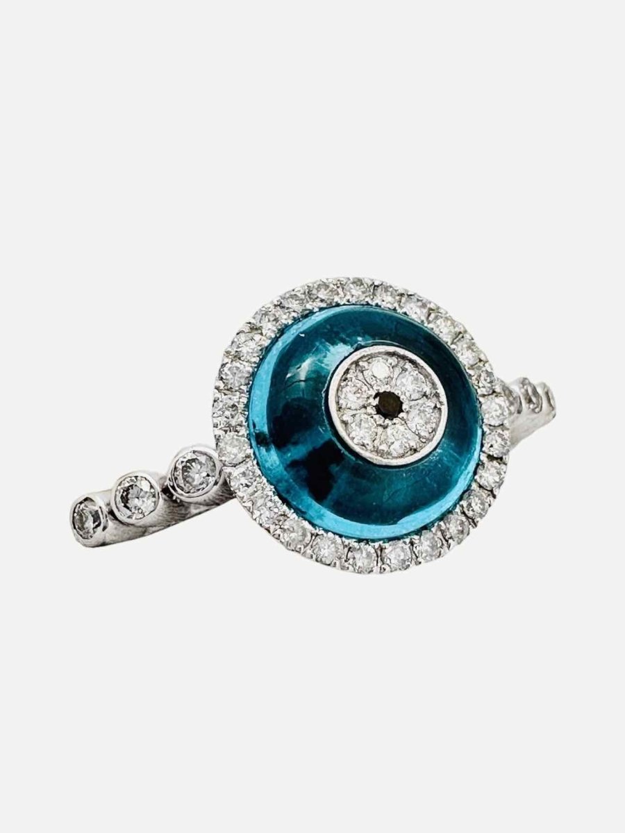 Pre-loved SHUEYEUNIC Blue Topaz Ring from Reems Closet