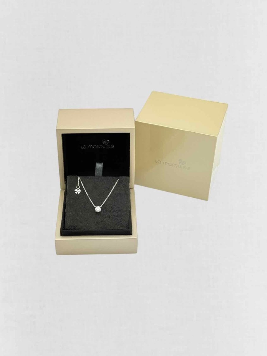 Pre - loved SOLITAIRE PENDANT Necklace at Reems Closet