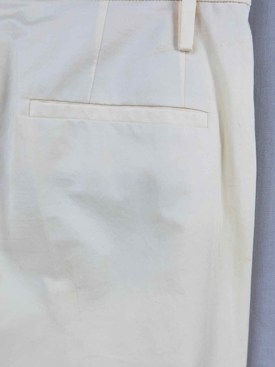 Pre - loved SONIA RYKIEL Capri Off - white Pants at Reems Closet