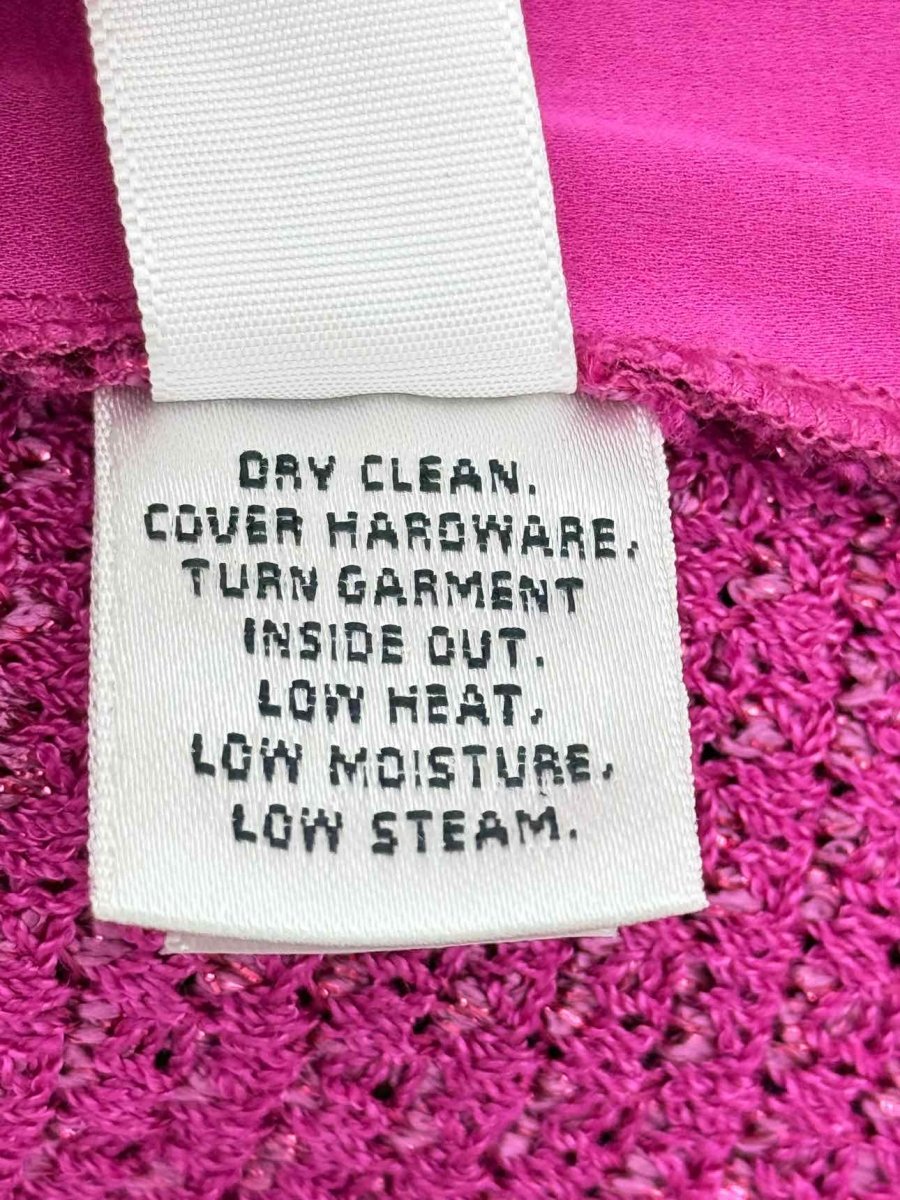 Pre-loved ST. JOHN Fuchsia Size US 2 Jacket at Reems Closet