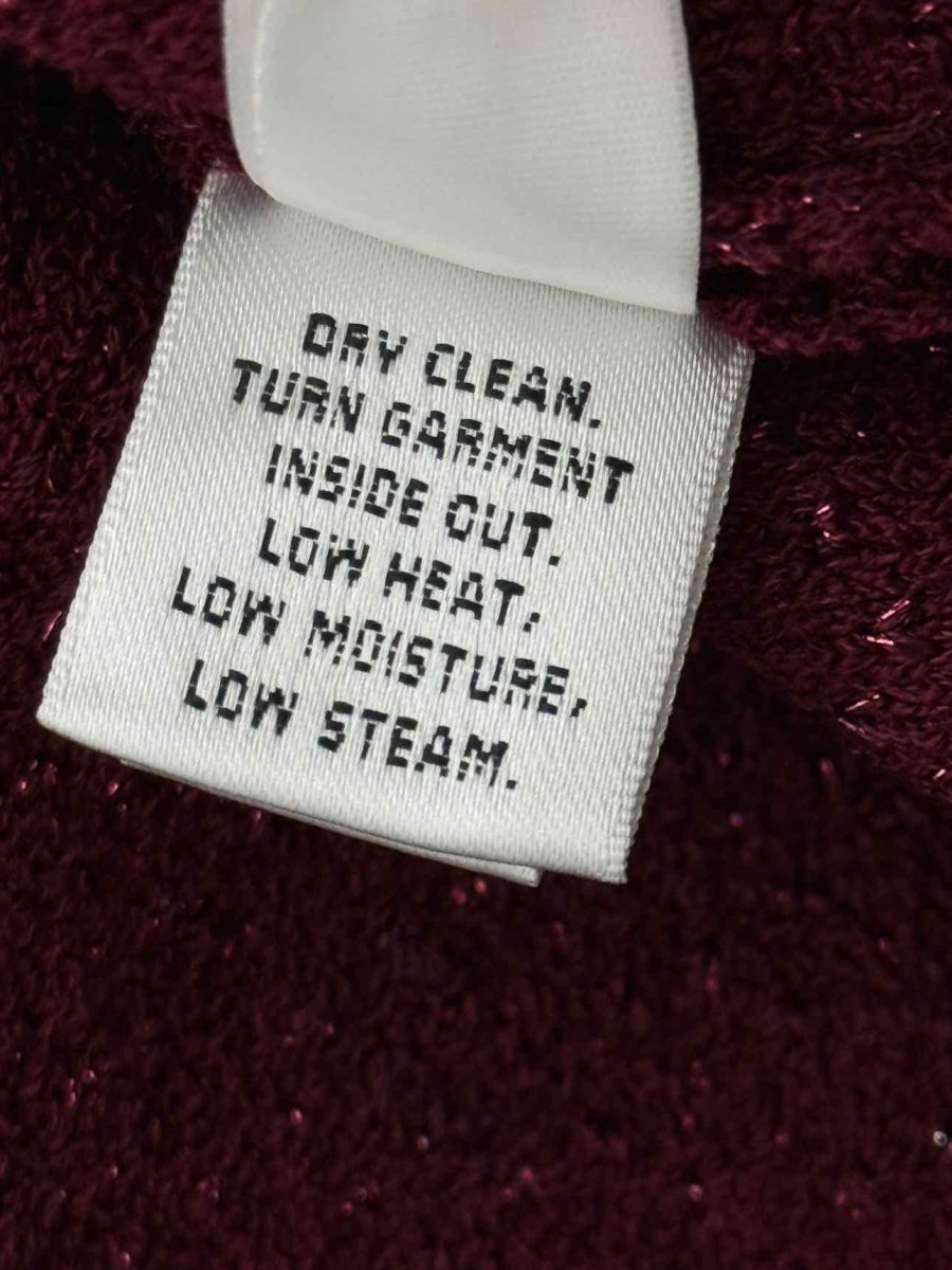 Pre - loved ST. JOHN Maroon Size US 16 Knee Length Dress at Reems Closet