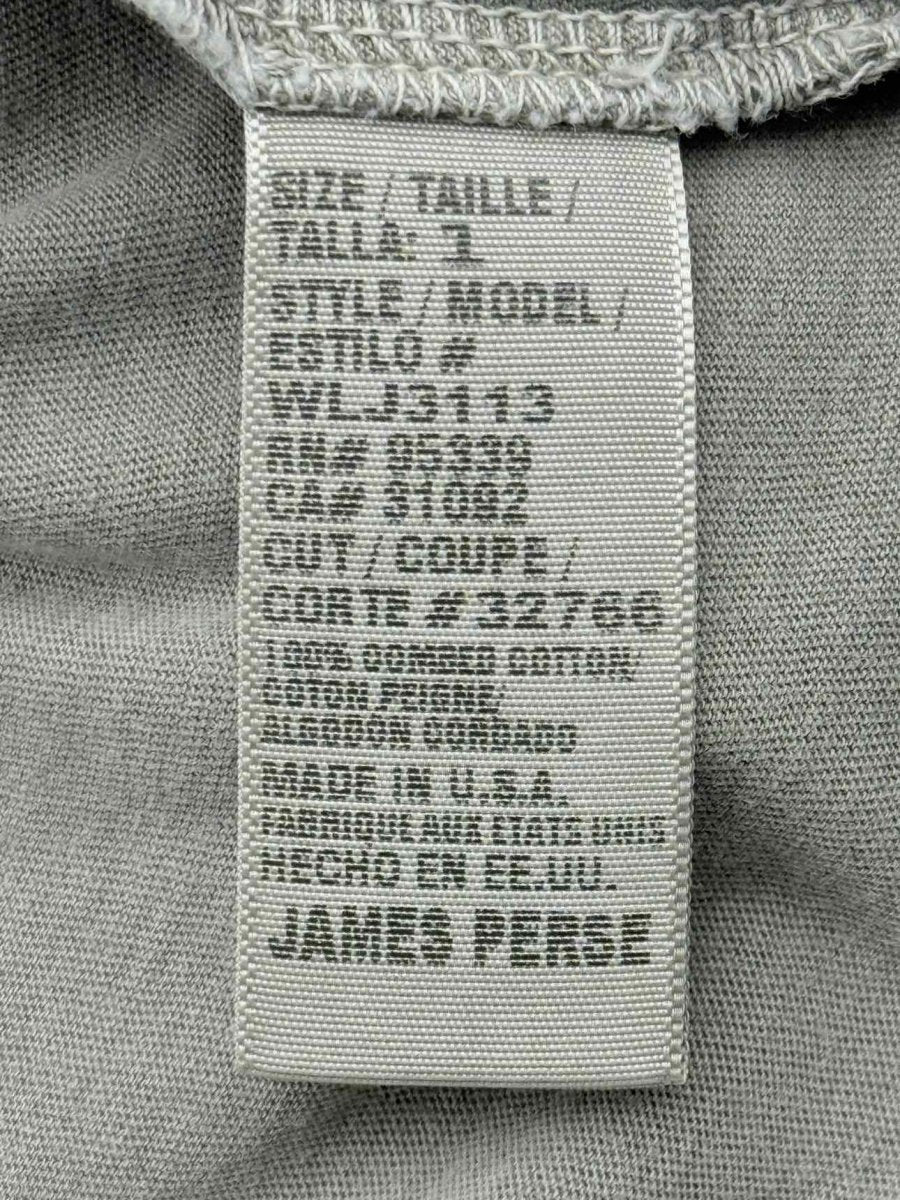 Pre - loved STANDARD JAMES PERSE Estilo Grey Size Small T-shirt at Reems Closet