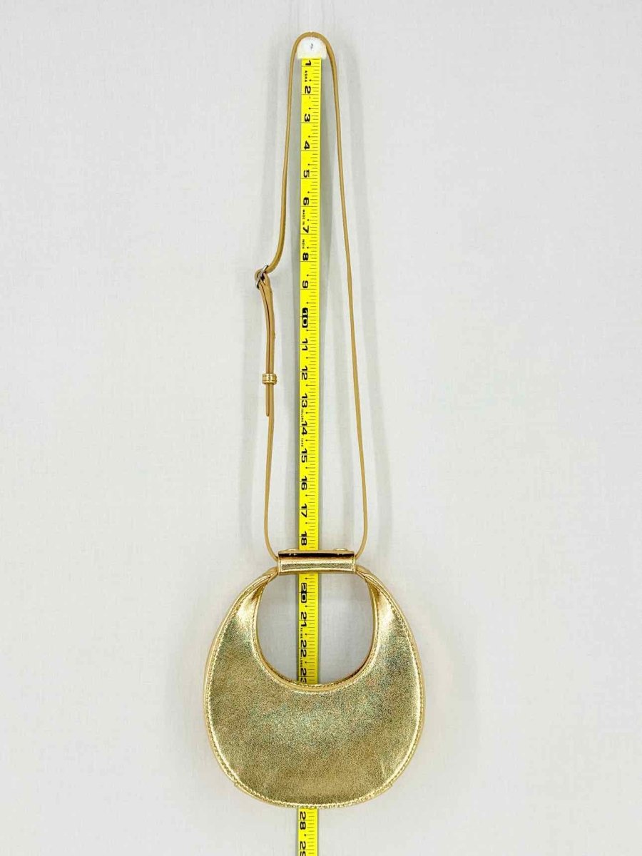 Pre - loved STAUD Goodnight Moon Gold Top Handle at Reems Closet