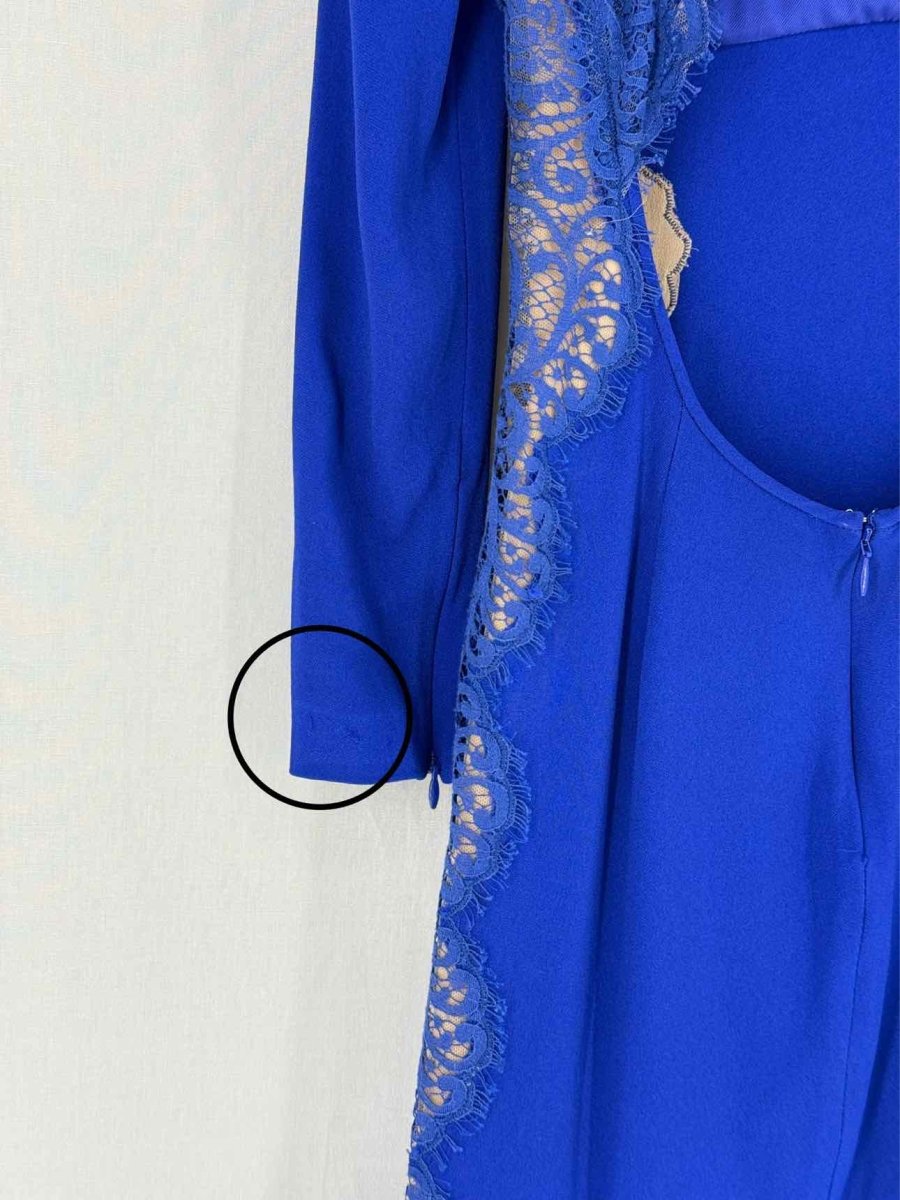 Pre - loved STELLA MCCARTNEY Blue Size US 2/4 Knee Length Dress at Reems Closet