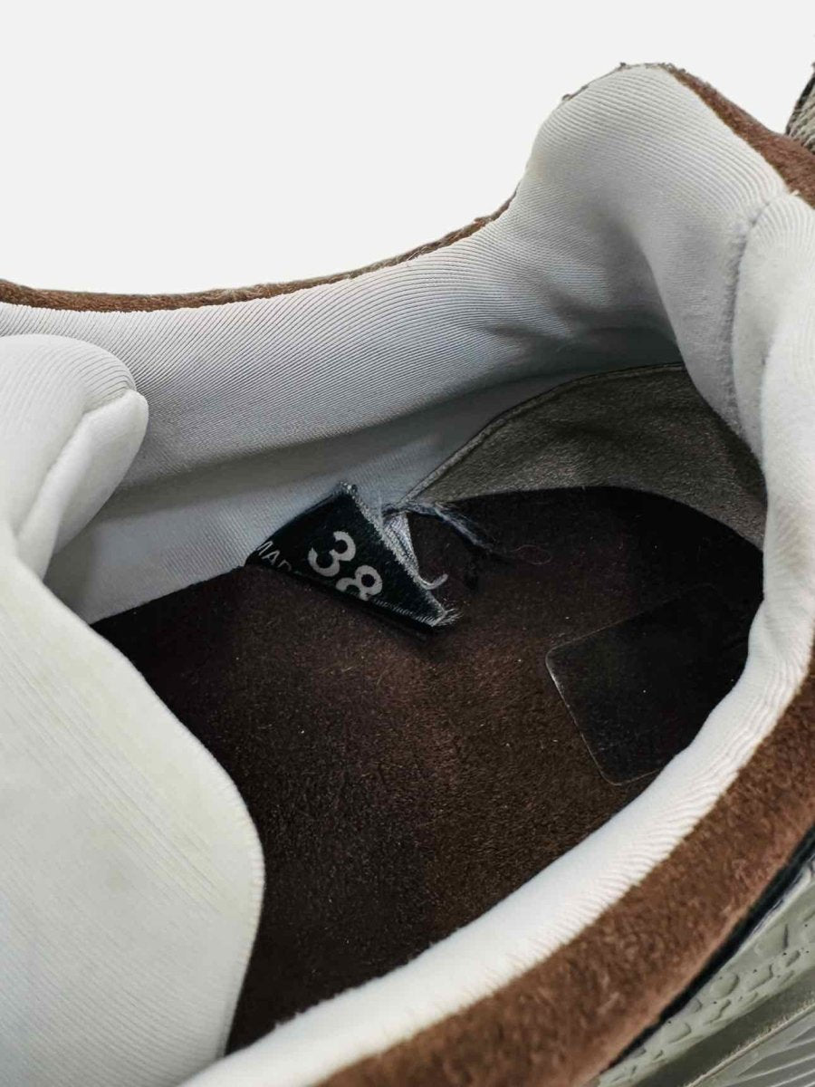 Pre - loved STELLA MCCARTNEY Eclypse Grey & Brown Sneakers 38 at Reems Closet