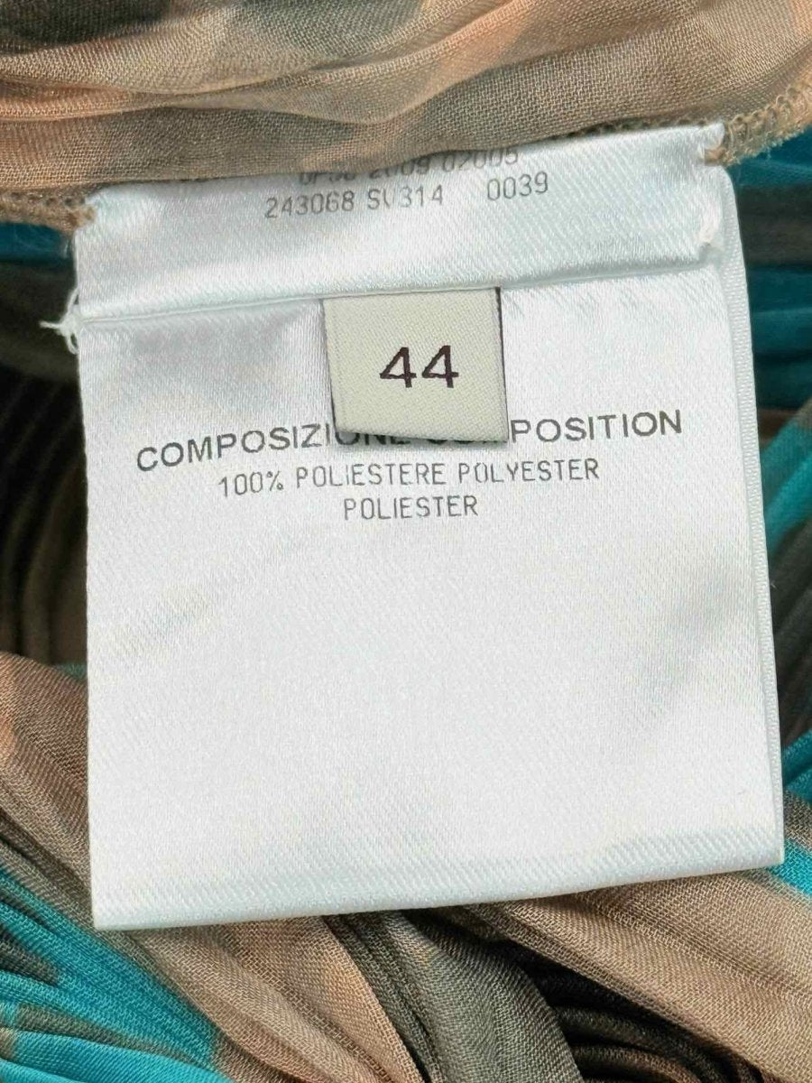 Pre - loved STELLA MCCARTNEY Green & Beige Size US 12 Short Dress at Reems Closet