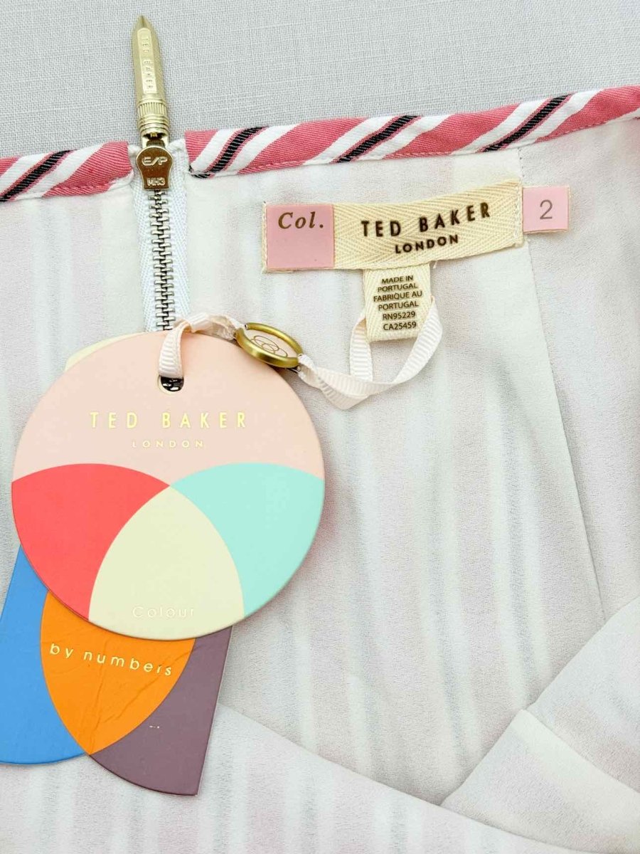 Pre - loved TED BAKER Coryn Pink Size US 6 Knee Length Skirt at Reems Closet