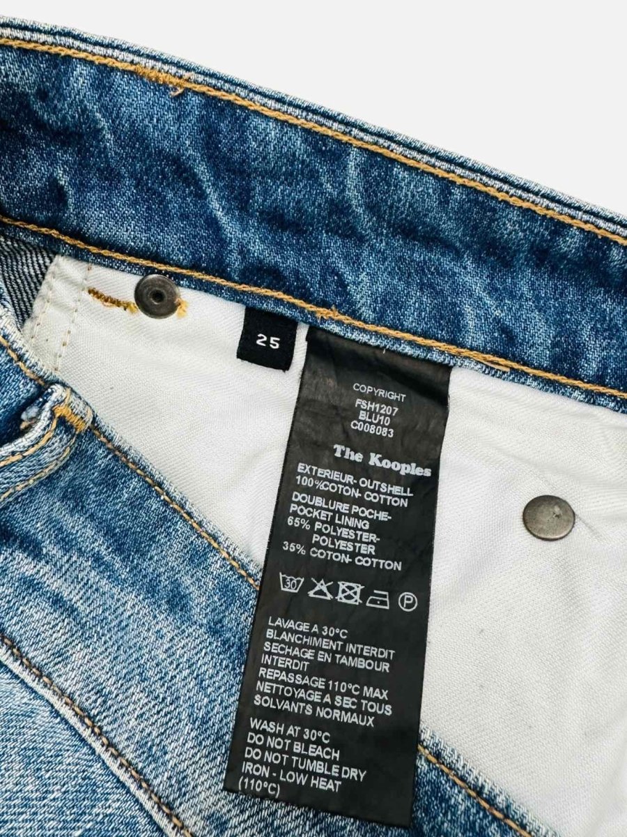 Pre - loved THE KOOPLES Denim Blue Size 25 Shorts at Reems Closet