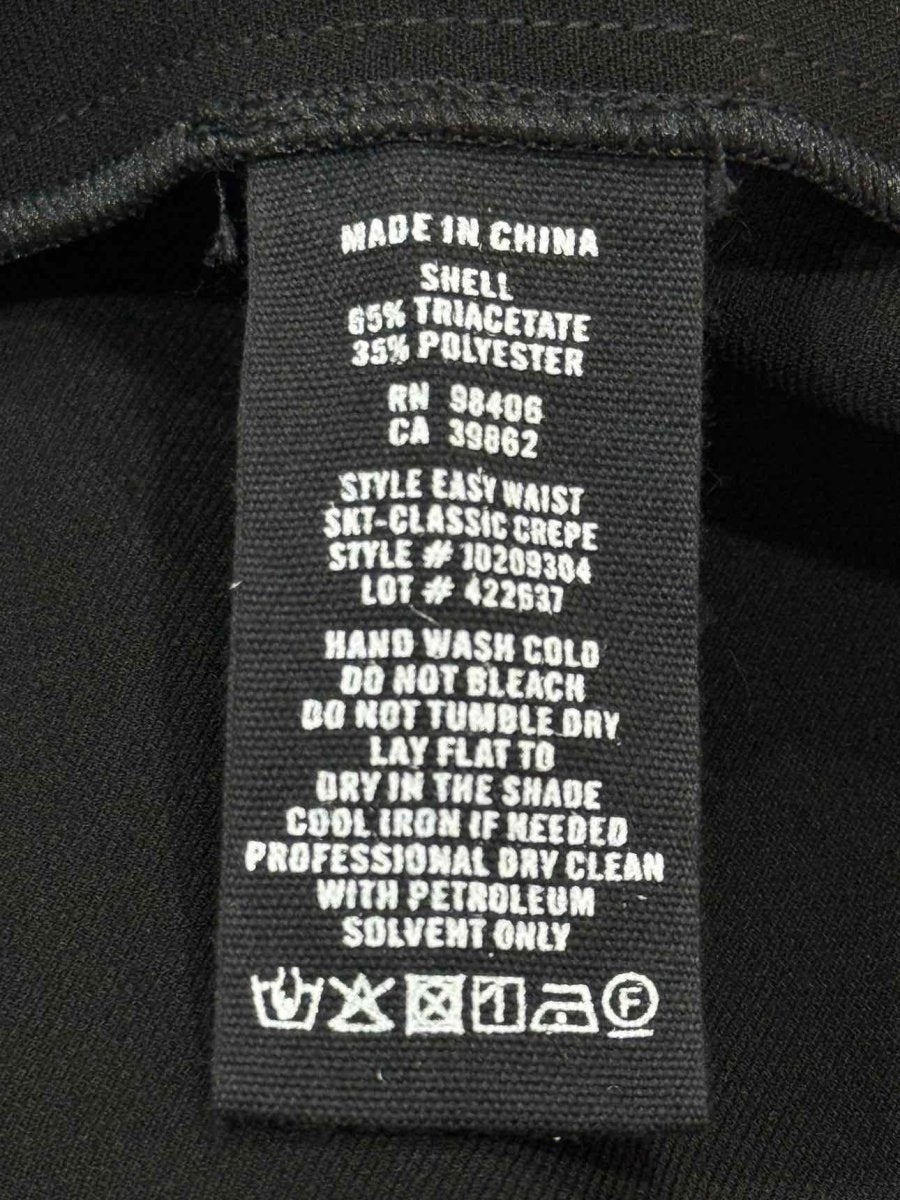 Pre - loved THEORY A - Line Black Mini Skirt US10 at Reems Closet