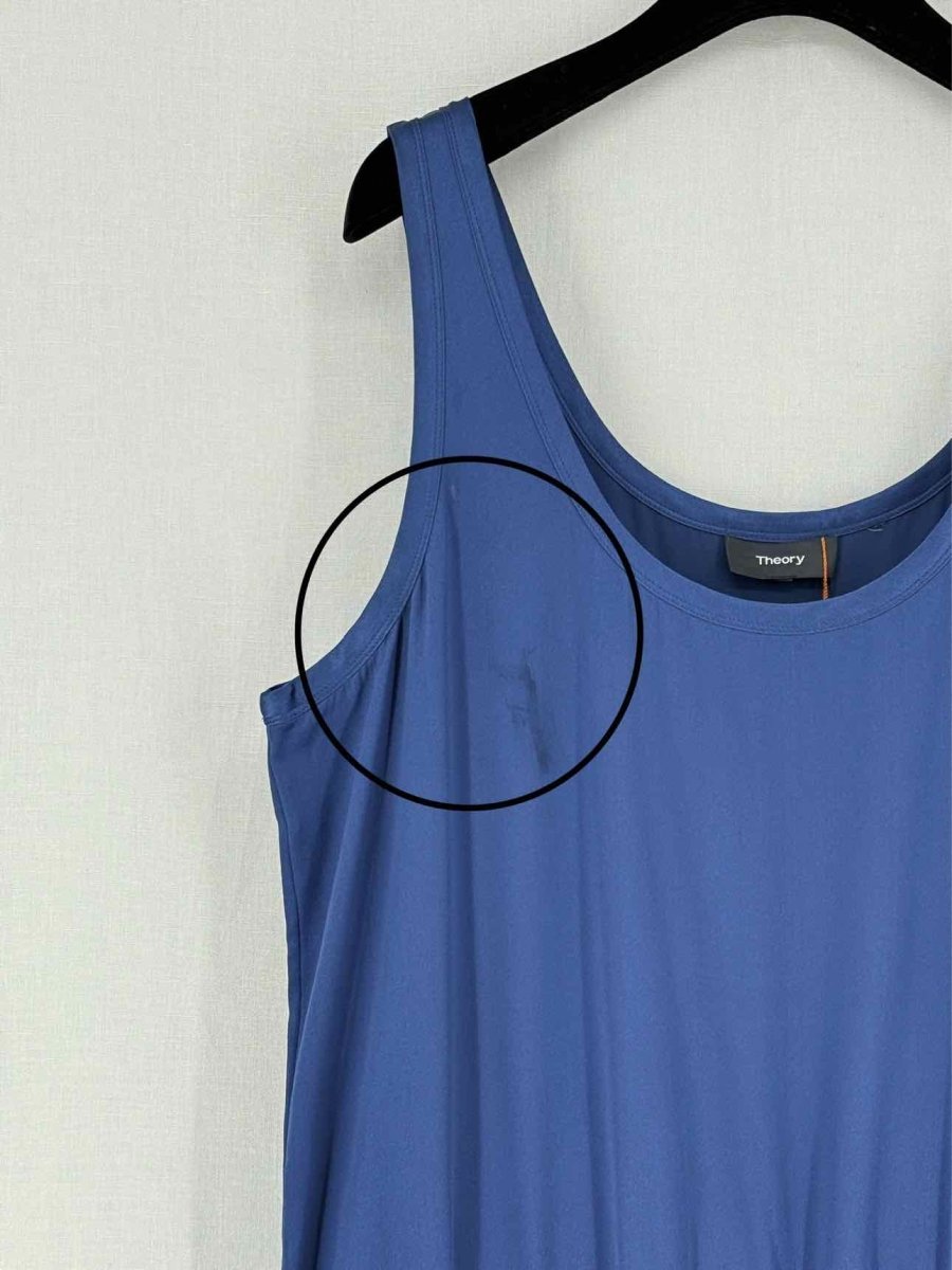 Pre - loved THEORY Navy Blue Size Large Jumpsuit at Reems Closet
